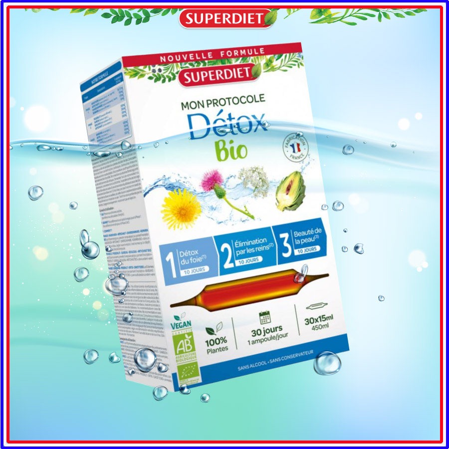 2. Detox Gan Thận Da 3in1 Superdiet 30 ống