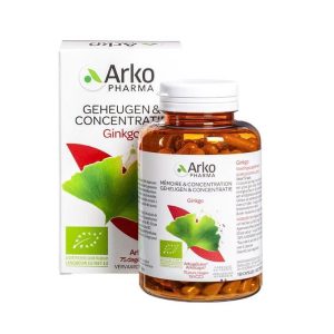 Viên uống bổ não Ginkgo Arkopharma giúp tăng cường trí nhớ và độ tập trung