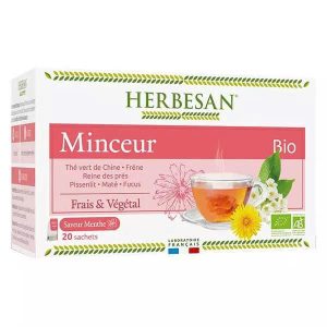 Trà giảm cân HERBESAN Minceur hộp 20 túi lọc
