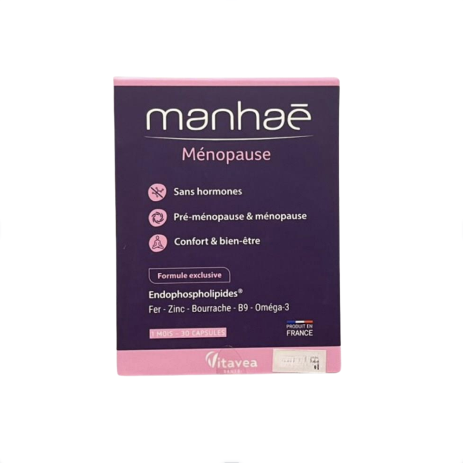 Manhae Menopause Viên Uống Nội Tiết Của Pháp – 30 Viên Hỗ Trợ Cân Bằng Nội Tiết Nữ